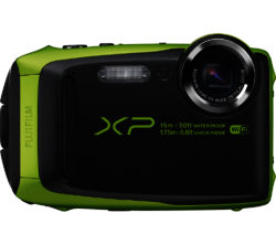 FUJIFILM XP90 Tough Compact Camera - Black & Green